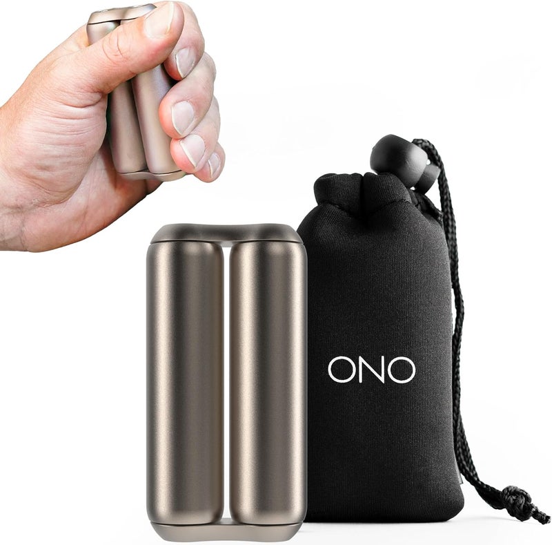 ONO Roller - Handheld Fidget Toy for Adults | Help Relieve Stress, Anxiety, Tension | Promotes Focus, Clarity | Compact, Portable Design | Titanium Junior - Image 1