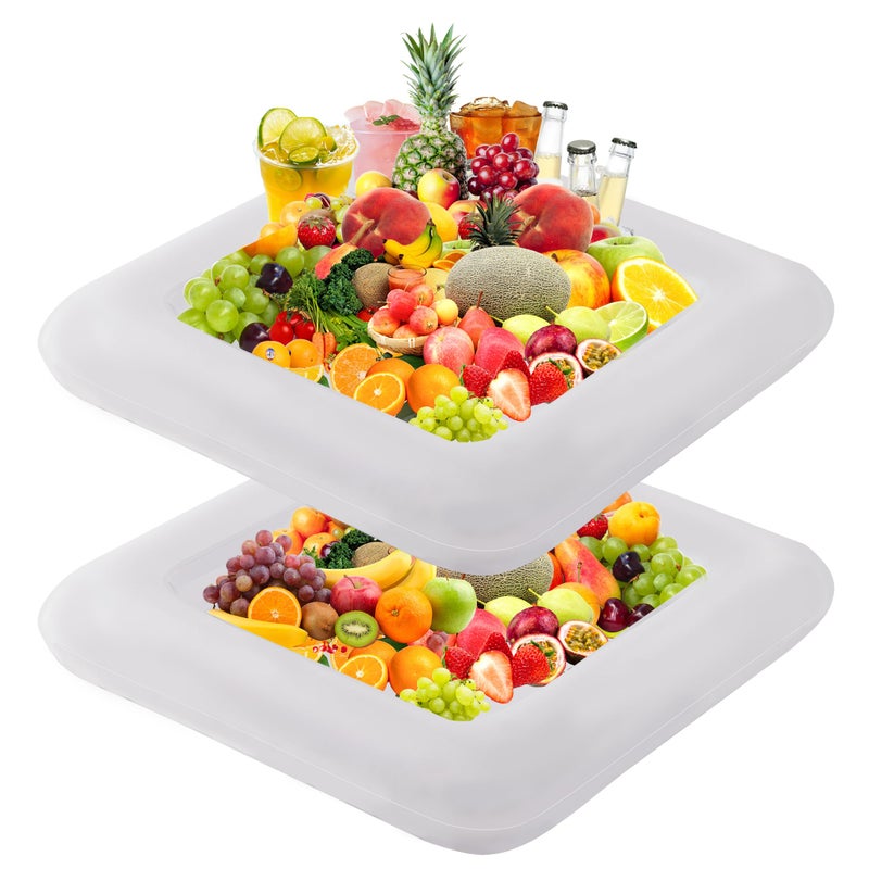 RAYMEA Inflabable Salad Serving Tray for Party - Image 1