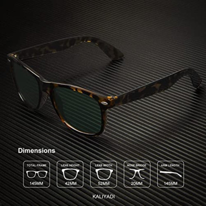 KALIYADI Sunglasses Men Polarized for Mens and Womens Unisex Sun Glasses for Driving UV Protection - Image 5