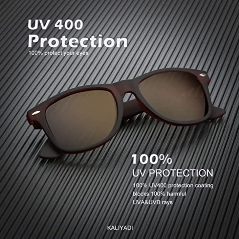 KALIYADI Sunglasses Men Polarized for Mens and Womens Unisex Sun Glasses for Driving UV Protection - Image 4