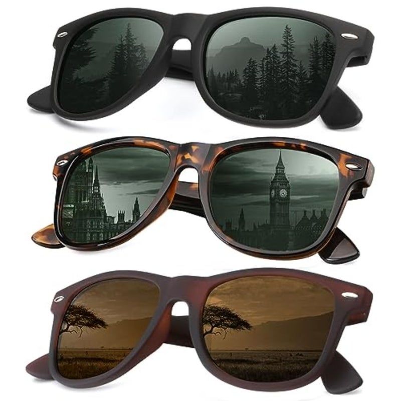 KALIYADI Sunglasses Men Polarized for Mens and Womens Unisex Sun Glasses for Driving UV Protection - Image 1