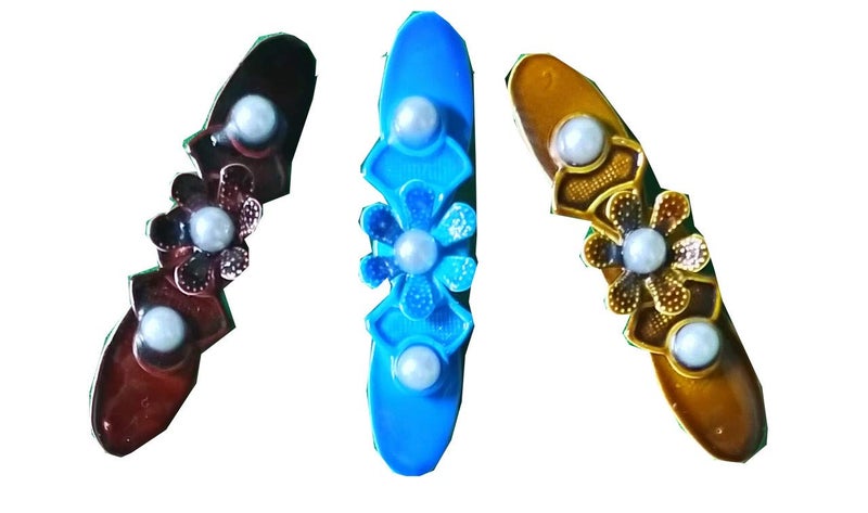 advancedestore FLOWER TYPE HAIR CLIPS NORBAT7M13pack of12 - Image 2