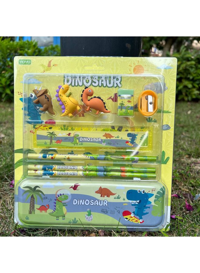 HJ Children's Gift Student Stationery Suit Gift Box School Supplies Pencil Case Pencil Practical Animal Stationery Gift Bag - Image 1