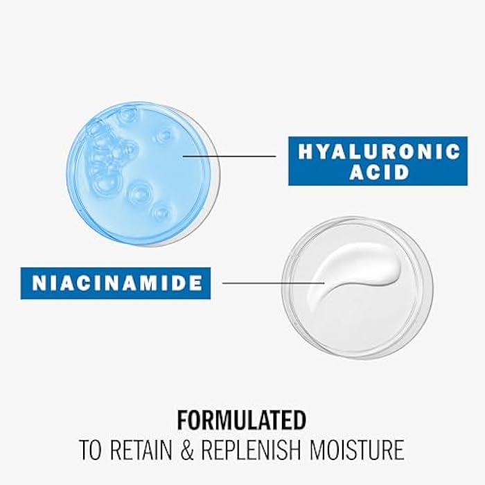 Olay Hylauronic Acid Face Mousturizer, Plump & Hydrate, Fragrance-Free - Hydrating Gel for Dry Skin Retain & Replenish Moisture, with Niacinamide, Non-Greasy, 2 Oz - Image 3