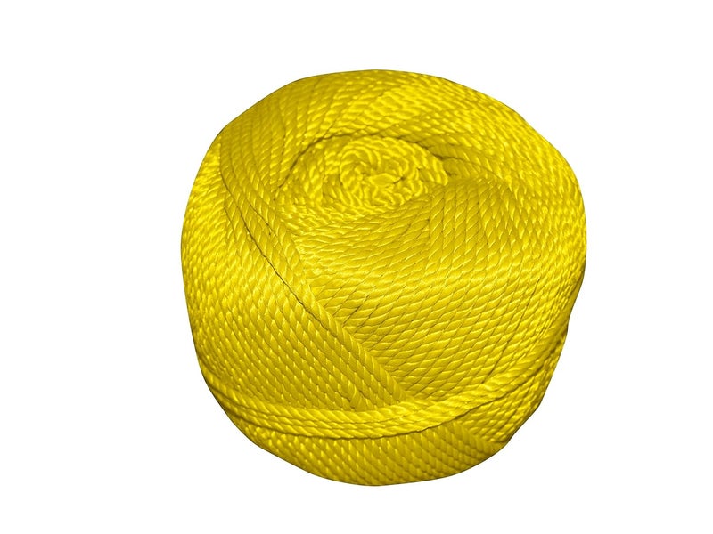 YNK 2015 25 MM Nylon Clothing Line String Rope for Clothes Drying Twisted Multi Ferrous Multipurpose Outdoor Clothes Drying Wire Travel Friendly Rope for Cloth Length 50 M Yellow - Image 2