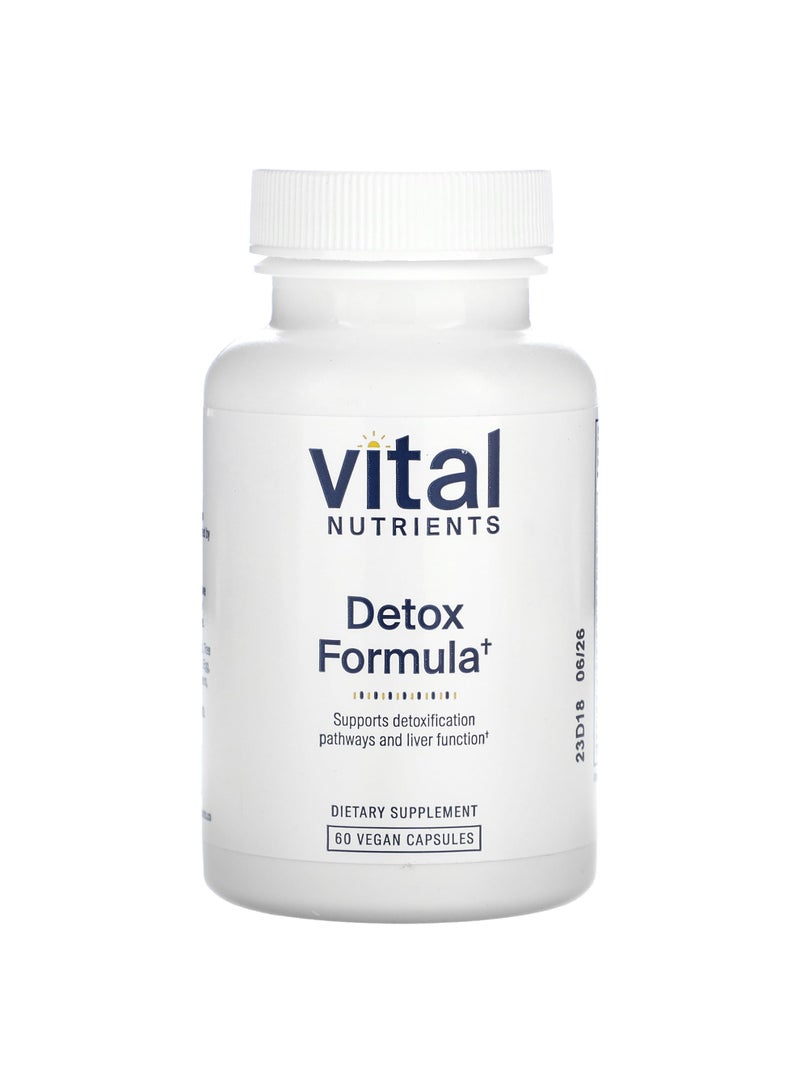 Vital Nutrients Detox Formula, 60 Vegan Capsules