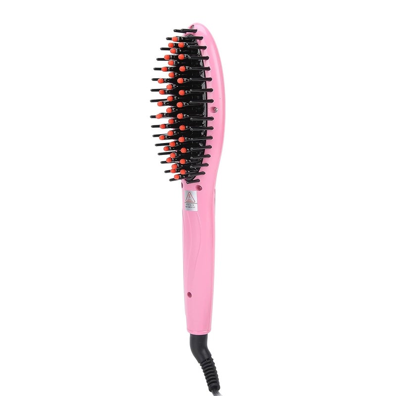 woobles Hair Straightener Brush Negative Ion Hair Styling Brush Wet Dry Dual Purpose Prevent Static Electricity Hair Salon Comb(US) - Image 1
