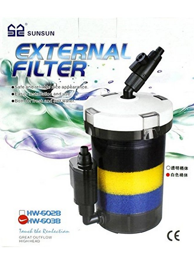 SUNSUN External Canister Aquarium Filter Hw-603B, 400 L/H, 1 Piece - Image 3