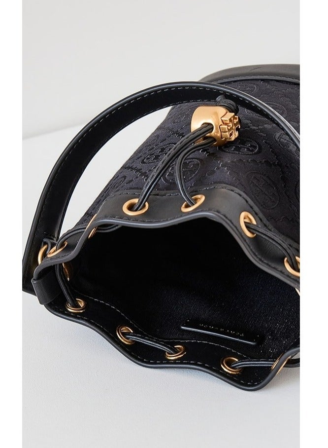 Burch Tory Burch Mini T Monogram Jacquard Bucket Bag - Image 2