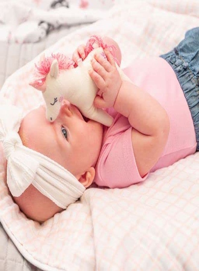 Stephen Joseph, Muslin Blanket and Stuffed Animal, Unicorn, Pink - Image 5