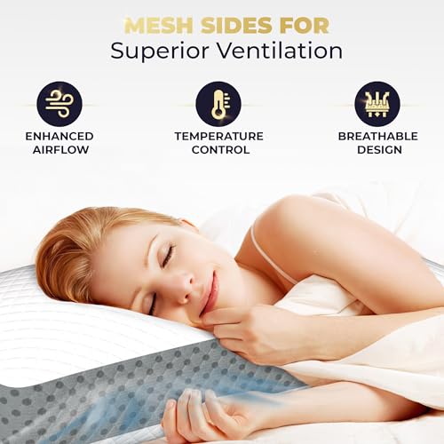 Royal Therapy Memory Foam Pillow, King Neck Pain Relief, for Neck and Shoulder Pain, Neck, Side Sleeper, Cervical Pillow, - Image 2