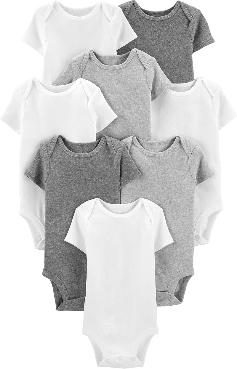Simple Joys by Carter's unisex-baby 8-pack Neutral Short-sleeve Bodysuit Bodysuit (pack of 8) - Image 1