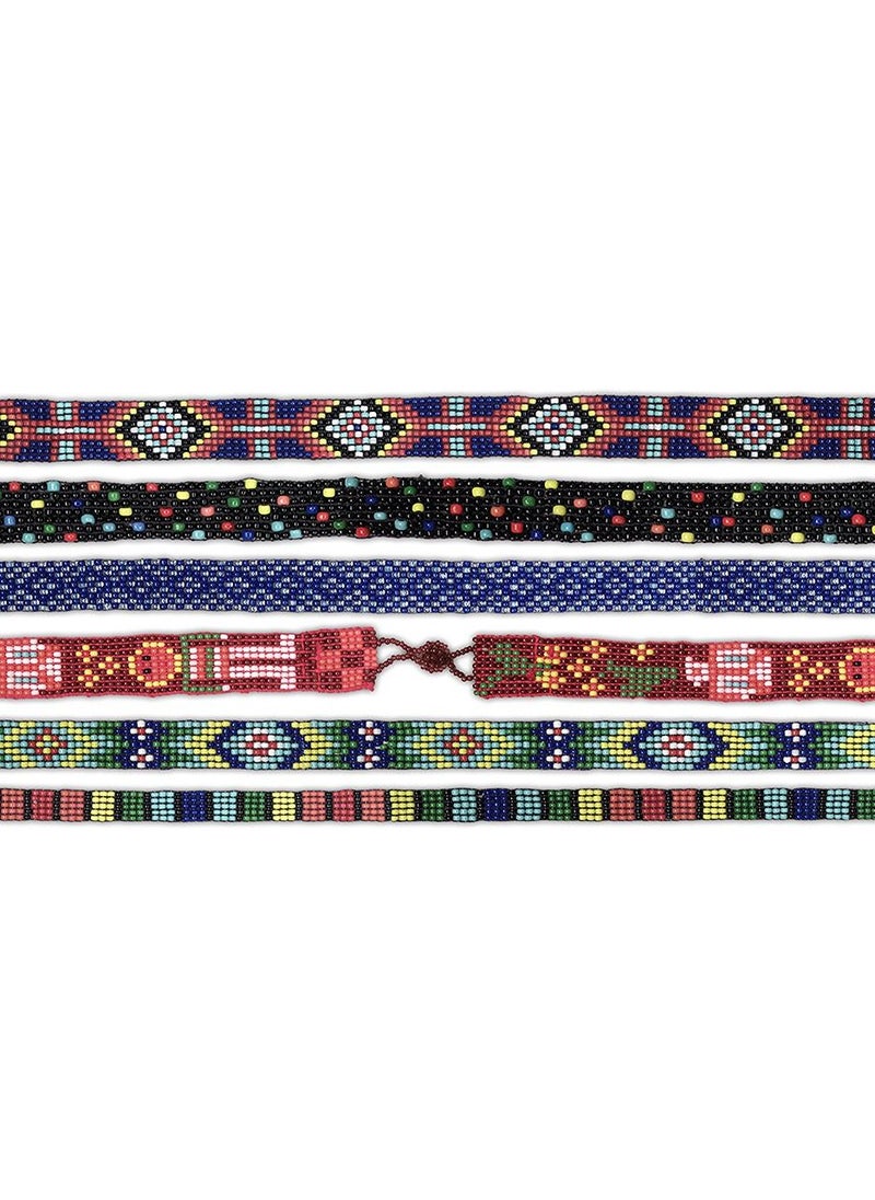 Mountain Gems - Frame Bead Loom Kit for Beaded Bracelets Earrings Belts Making Includes Seed Beads - Image 1