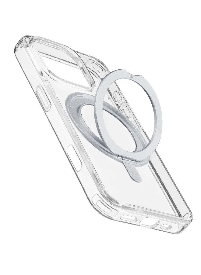 Cellularline حافظة سبين ماج لهاتف آيفون 16 برو شفافة - Image 1