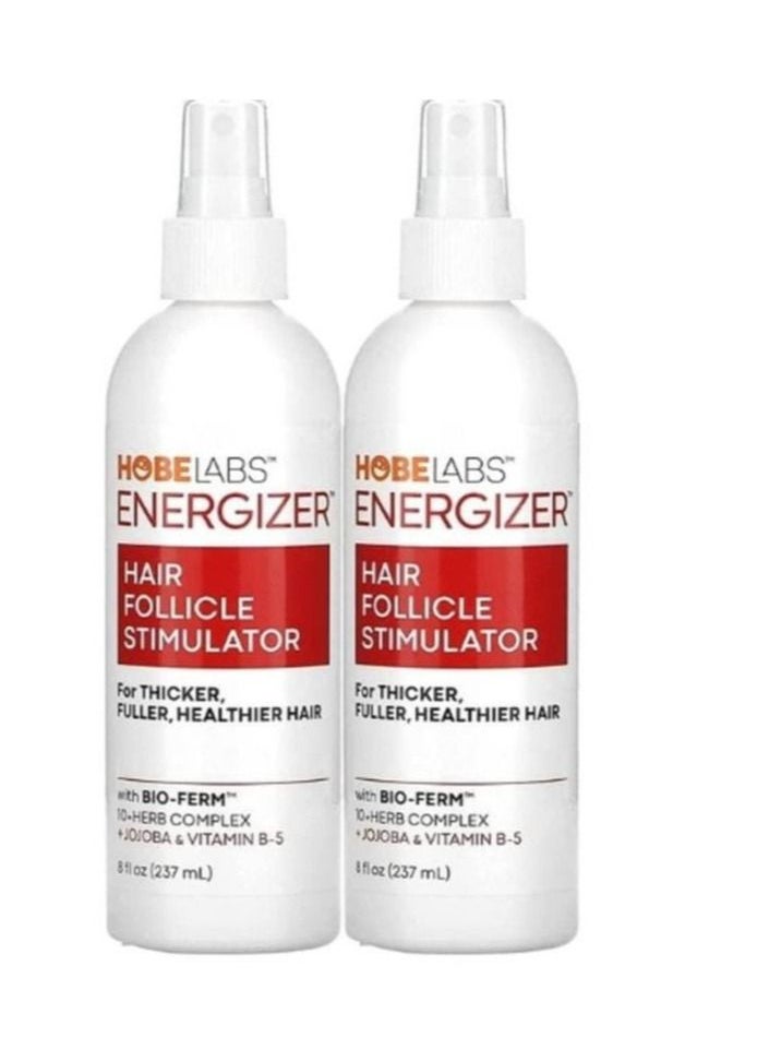 Hobe Labs - Energizer to stimulate hair follicle growth from Hope Labs, 8 liquid ounce (two-piece package) - Image 1