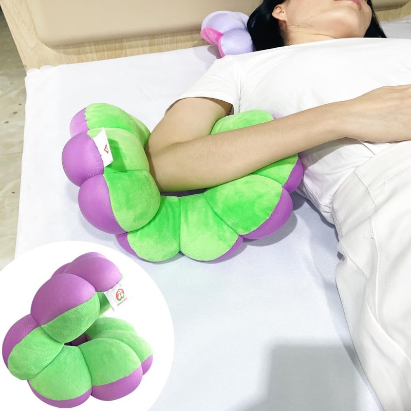 AUSTYLCO Anti Bedsore Cushion,Broken Elbow Elevation Pillow,Donut Pillow for Hand and Foot Pressure Relief,Elbow,Ankle,Leg,Hip Support Pad Green - Image 1