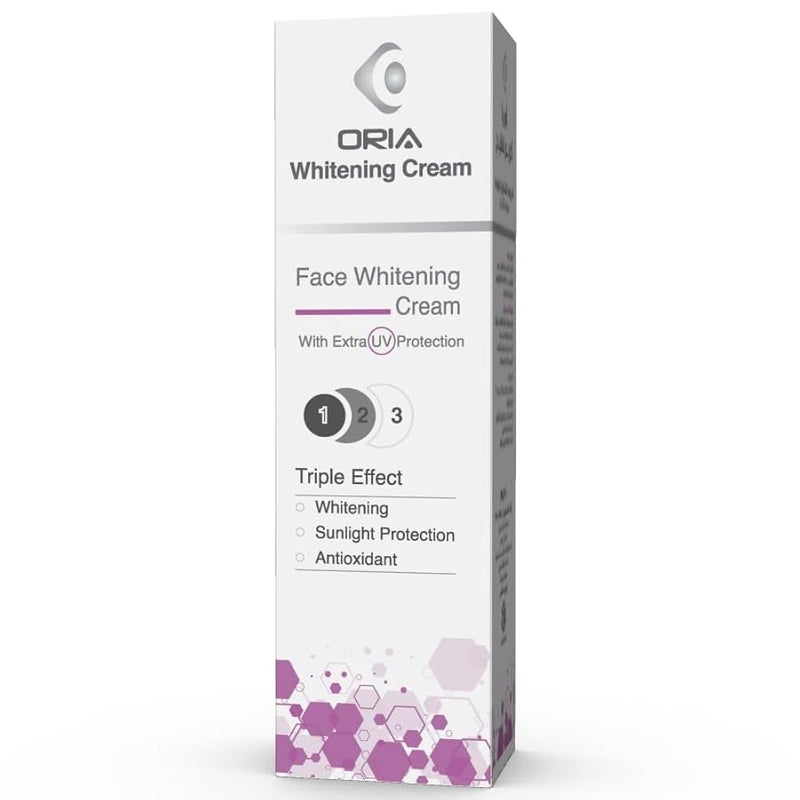 ORIA Whitening Cream For Face, Body And Sensitive areas Fast Acting 50gm - Image 1