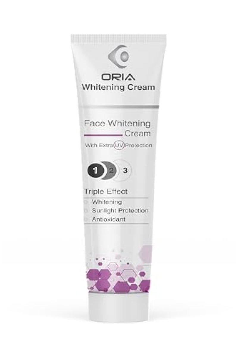 ORIA Whitening Cream For Face, Body And Sensitive areas Fast Acting 50gm - Image 3