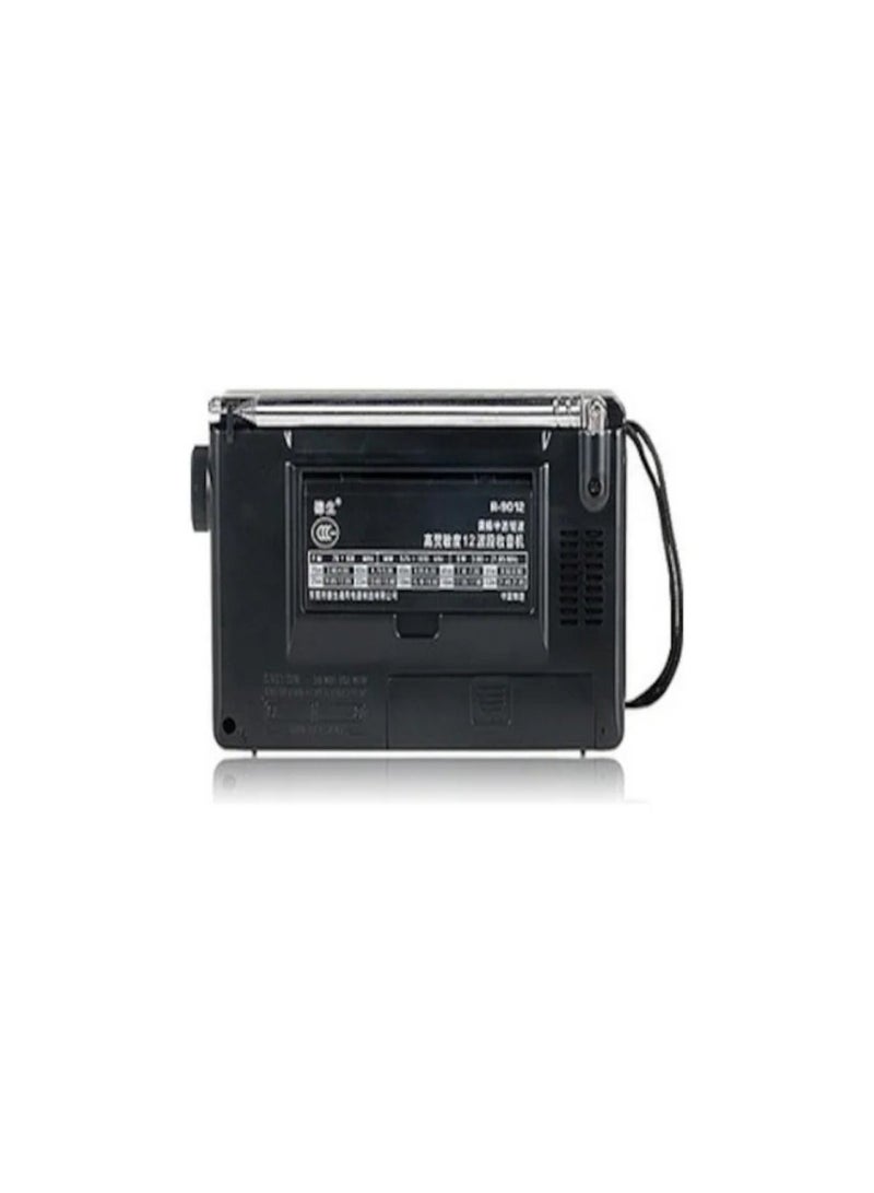 Tecsun R-9012 12-Band FM Radio -  Black - Image 3