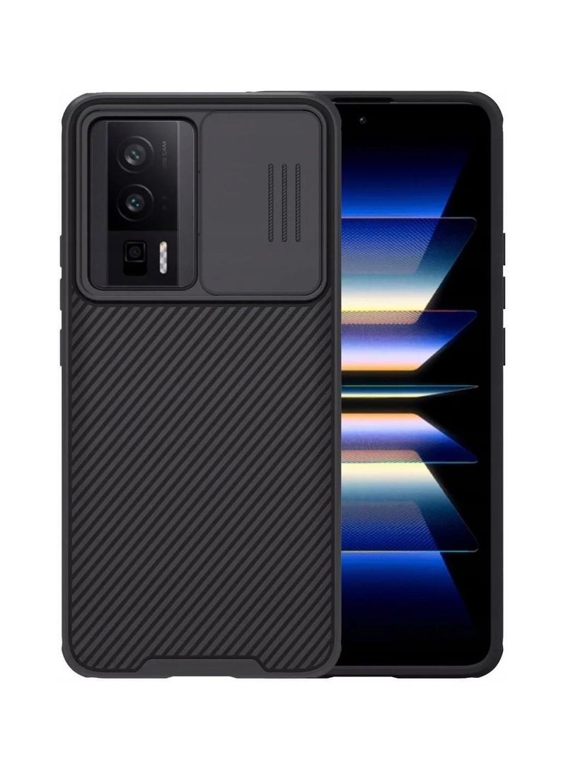 Nillkin Xiaomi Poco F5 Pro Case/Redmi K60 Pro/Redmi K60 Case Cover Camshield with Slide Camera Lens Protection PC Back & TPU Frame Bumper Protection Anti Fingerprint Case (Poco F5 Pro/Redmi k60 / K60 Pro) - Image 1