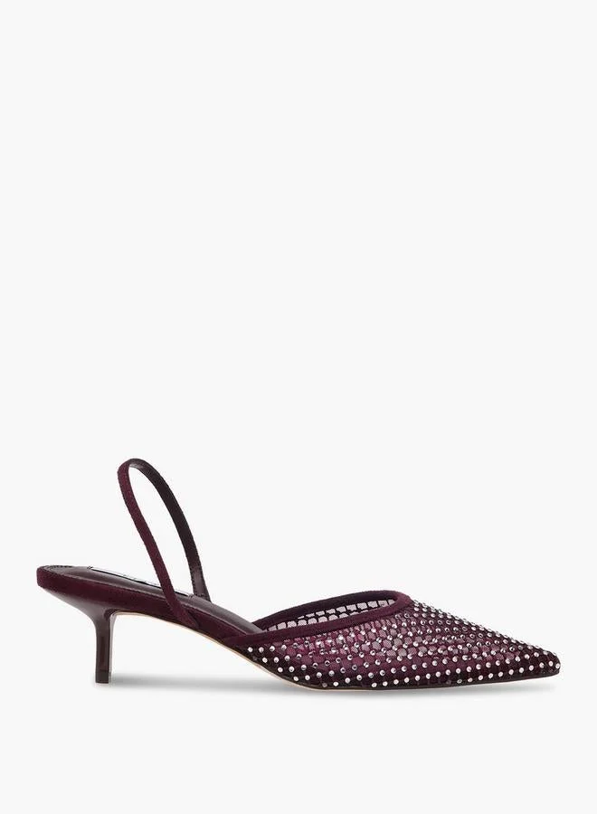 ELLE Elle Women Kitten Heel Slingback Shoes