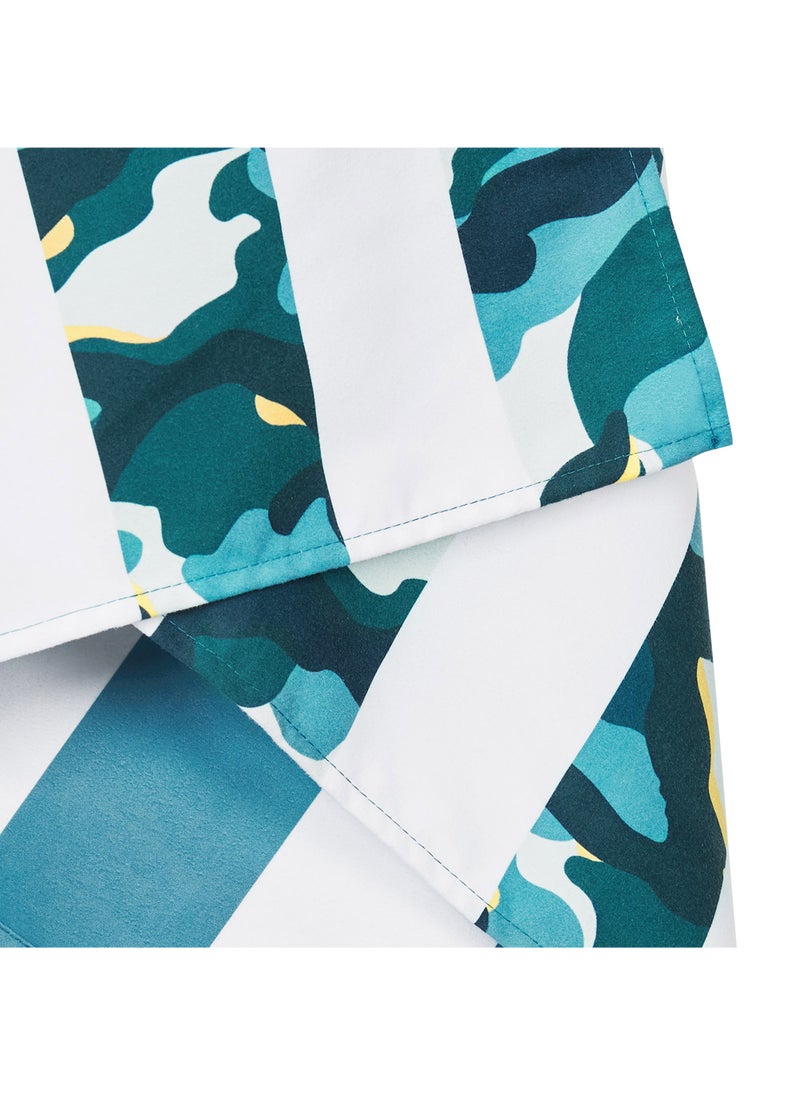 Dock & Bay Dock & Bay Kids Beach Towel, Quick Dry, Sand Free, Compact & Lightweight, 100% Recycled, Medium 130x70cm)  - COOL CAMO  - Image 3