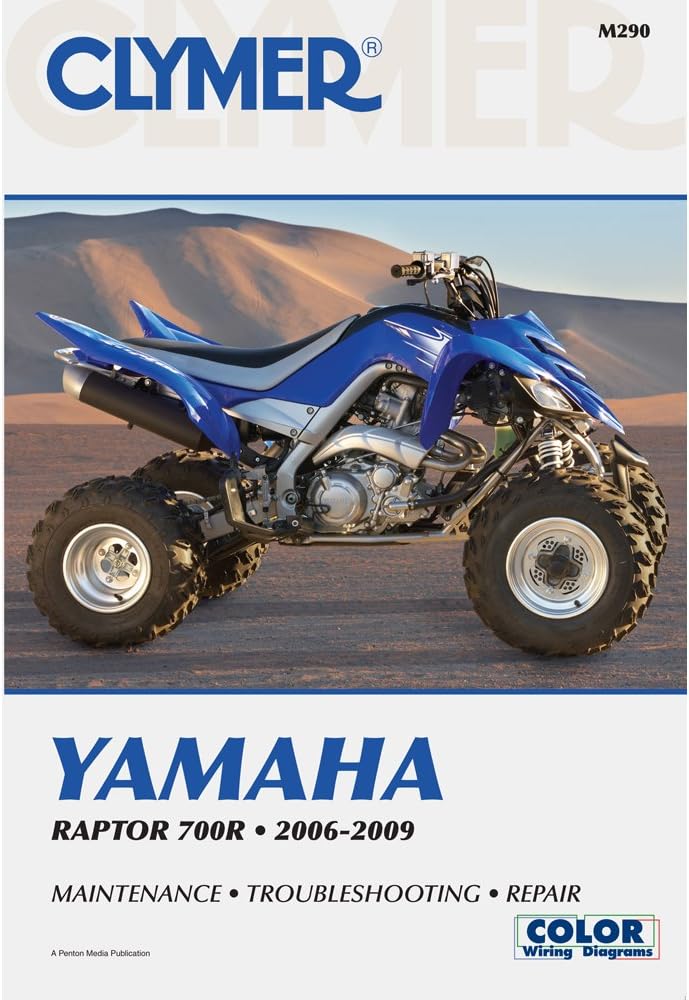 Clymer 2006-2009 Yamaha Raptor 700R Manual