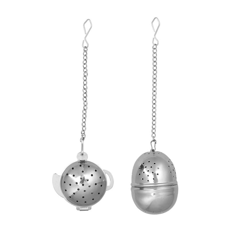 2 Pack Stainless Steel Tea Infuser Egg Food Grade Tea Filter Strainer For Home Office - Image 2
