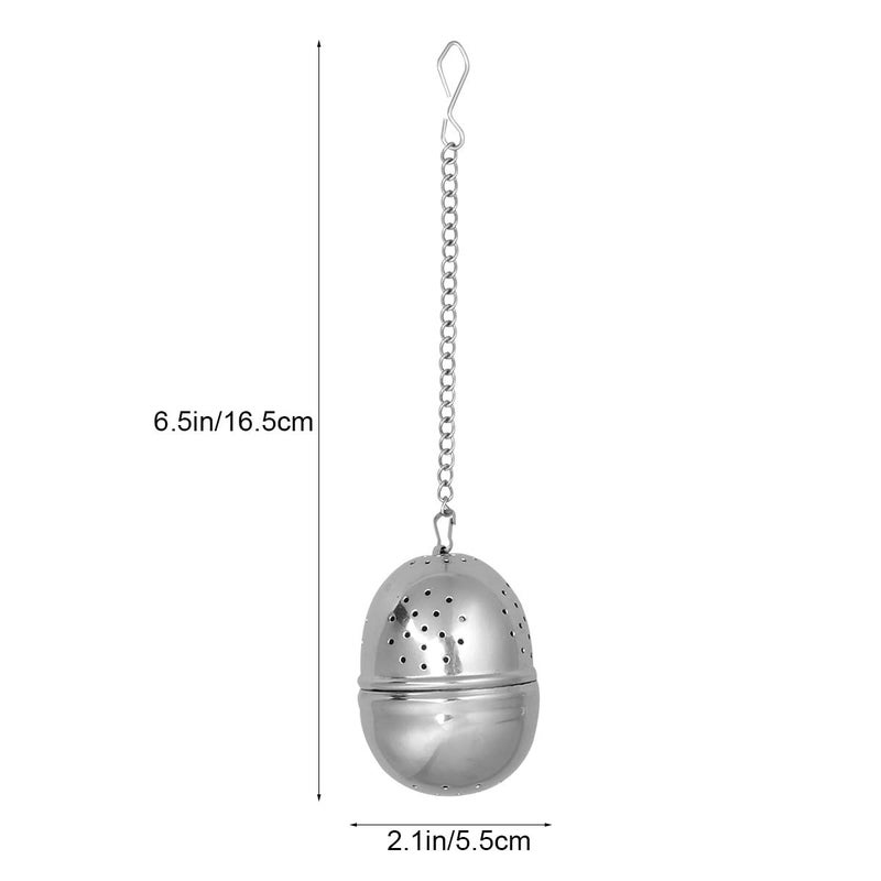 2 Pack Stainless Steel Tea Infuser Egg Food Grade Tea Filter Strainer For Home Office - Image 3