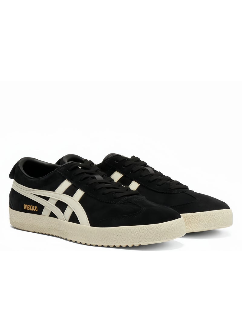 Onitsuka Tiger - Black MEXICO 66™ DELEGATION Retro Sneakers for Men and Women - Image 1