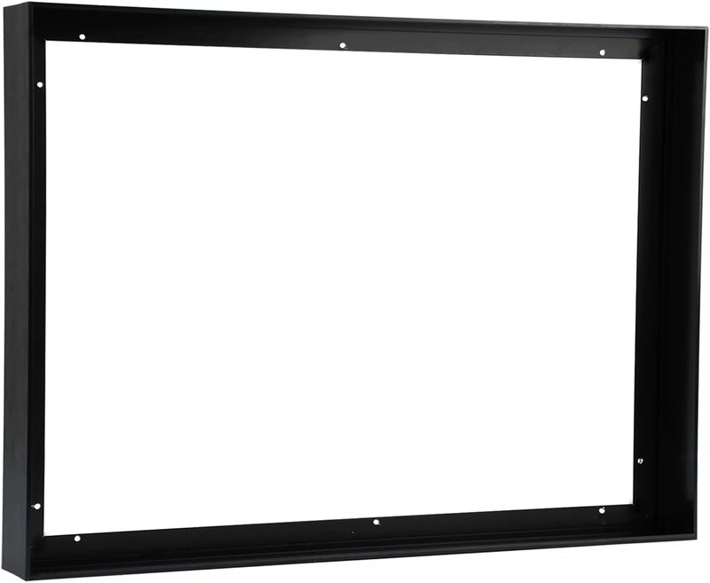 Akfado Floater Frame for 24x24 Canvas Paintings, DIY Metal Canvas Floating Frame for Portrait Landscape Oil Paintings, Canvas Frame for Art Show Gallery Wall Home Office Living Room Decor (Black) - Image 1