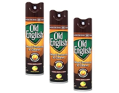 OLD ENGLISH Aerosol Wood Protector & Cleaner, Fresh Lemon 12.50 oz (Pack of 3) - Image 1