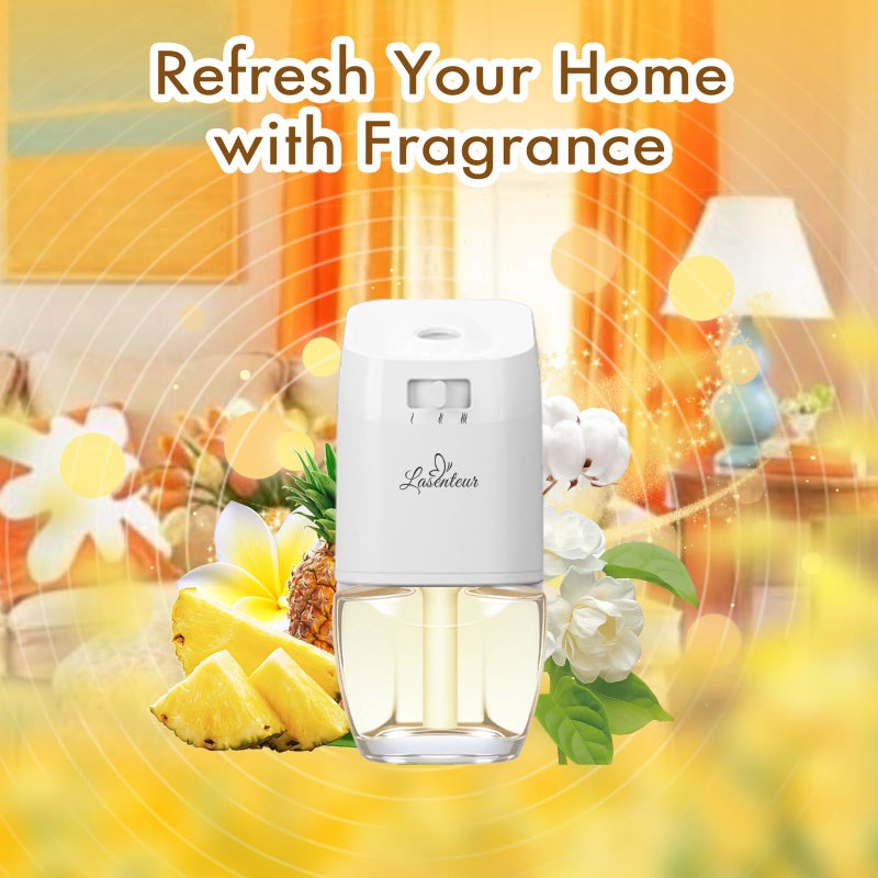 DERDUFT Plug In Air Freshener Refills for Home â€“ Jasmine, Hawaiian, Cotton Scent, 12 Count, 7.92 Fl Oz, Compatible with Air Wick & Glade, Not for Glade Plus, Scented Refill for Home, Bathrooms, Bathroom Use - Image 5