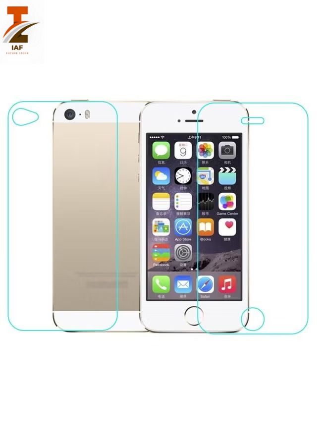 إيف واقي شاشة من الزجاج المقوى لهاتف آيفون 4s شفاف