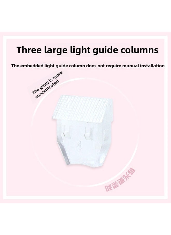 Generic - MMD Princess Shaft V4 Comes With Light Guide Post Mechanical Keyboard Hot Plug Shaft Peripheral Accessories HIFI Mahjong Sound-Color:Princess Axis V4 - Image 1