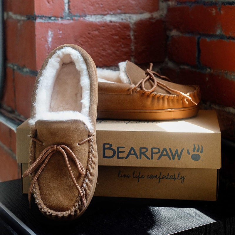 Bearpaw BEARPAW Men's Moc II Hickory Size 8 | Men's Slipper | Men's Shoe | Comfortable & Lightweight  - Image 5