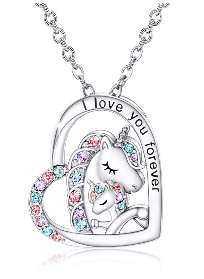 Tarsus Unicorn Necklaces Unicorns Gifts Little Girls Jewelry Christmas Birthday Gifts for Kids Necklace for Girl Daughter Granddaughter Niece Easter - Image 1