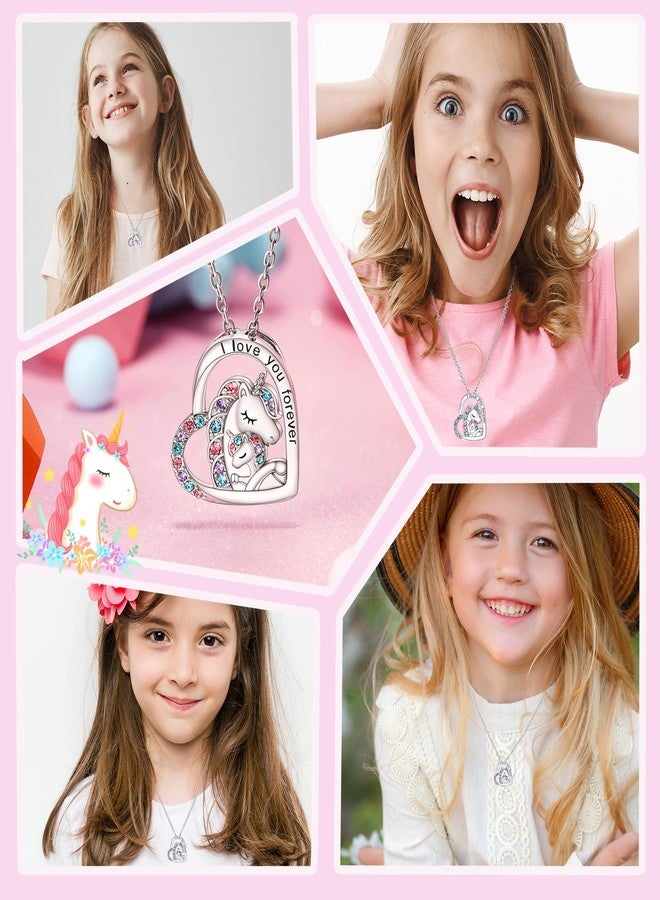 Tarsus Unicorn Necklaces Unicorns Gifts Little Girls Jewelry Christmas Birthday Gifts for Kids Necklace for Girl Daughter Granddaughter Niece Easter - Image 5