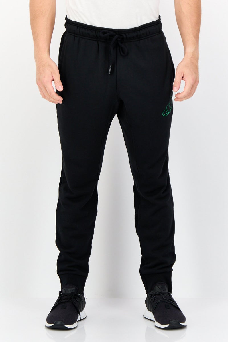 Adidas Men Sportswear Fit Brand Logo Outdoor Sweatpants, Black  - Image 1