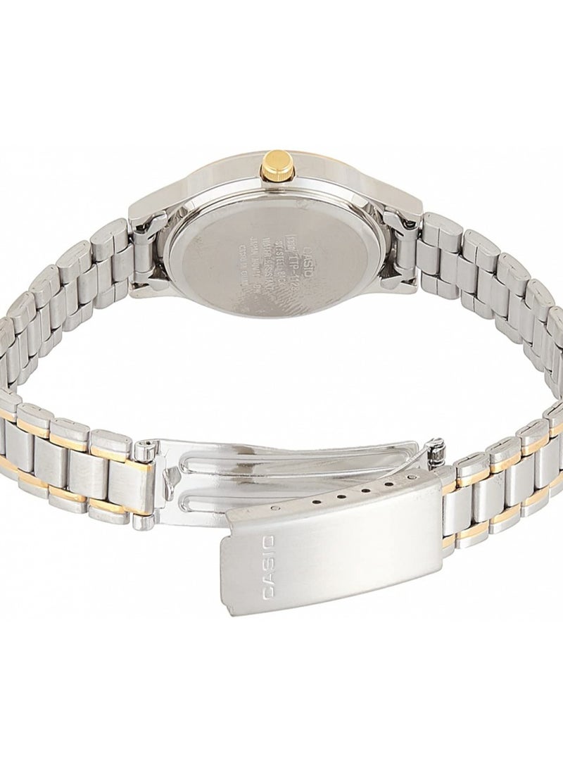 كاسيو ساعة كاسيو للسيدات Ltp-1128G-9Ardf بسوار ذهبي - Image 2