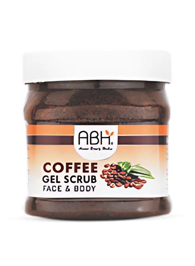 ABH Coffee Gel Scrub for Face & Body - Exfoliating & Deep Cleansing Formula with Natural Coffee Extracts - Removes Dead Skin & Boosts Glow - 500g