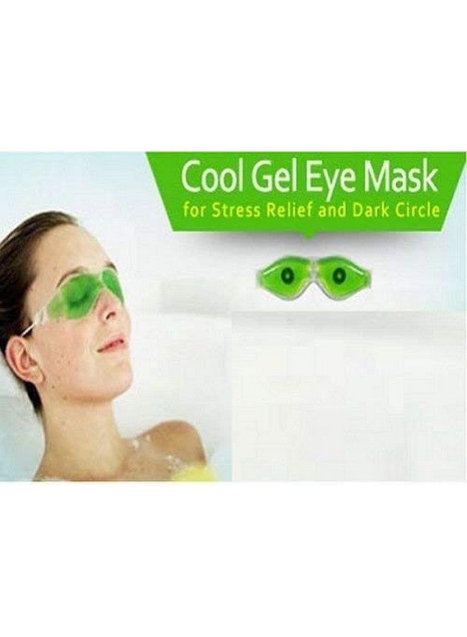 TOP SELECT Aloe Vera Cool Gel Plastic Eye Mask Summer Ice Cooling Sleeping Mask For Eye Patches Gel Eye Mask for Relaxation, Cooling Relief (Pack of 12) - Image 3