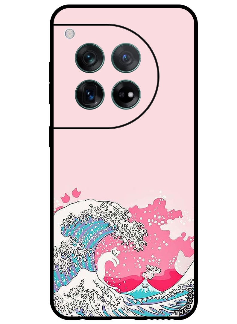 Theodor Protective Case Anti Scratch Shock Proof Bumper Cover For OnePlus 12 Waves - Image 1