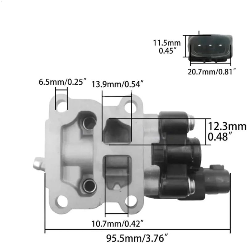 IACV Idle Air Control Valve 18117 76A31 For Suzuki APV GC415T Carry DA32W - Image 3