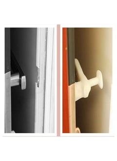 Generic Silicone Door Handle Stopper Cover 3 Pieces Random Colors  - Image 4