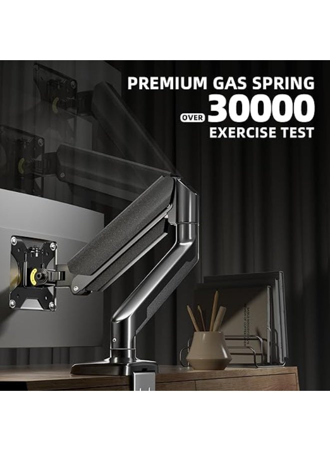ذراع حامل شاشة مزود بنظام زنبرك غاز – يناسب شاشات من 19 إلى 32 بوصة – يتحمل وزن من 2 إلى 10 كجم – قابل لضبط الارتفاع والإمالة بسهولة - Image 5