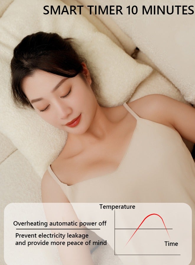 Arabest Neck Massage Mini kneading electric shiatsu shoulder and neck massager infrared heating kneading massage shawl trapezius massage for Neck, Back, Shoulder, Foot and Leg, Deep Tissue 3D Kneading Massager for Relax Muscles at Home and Offie,Neck Masssager for Women and Men - Image 5