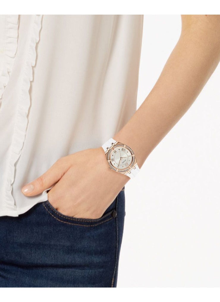 GUESS - Guess 36MM Woman's Crystal Accented Watch GW0034L2 - Image 1