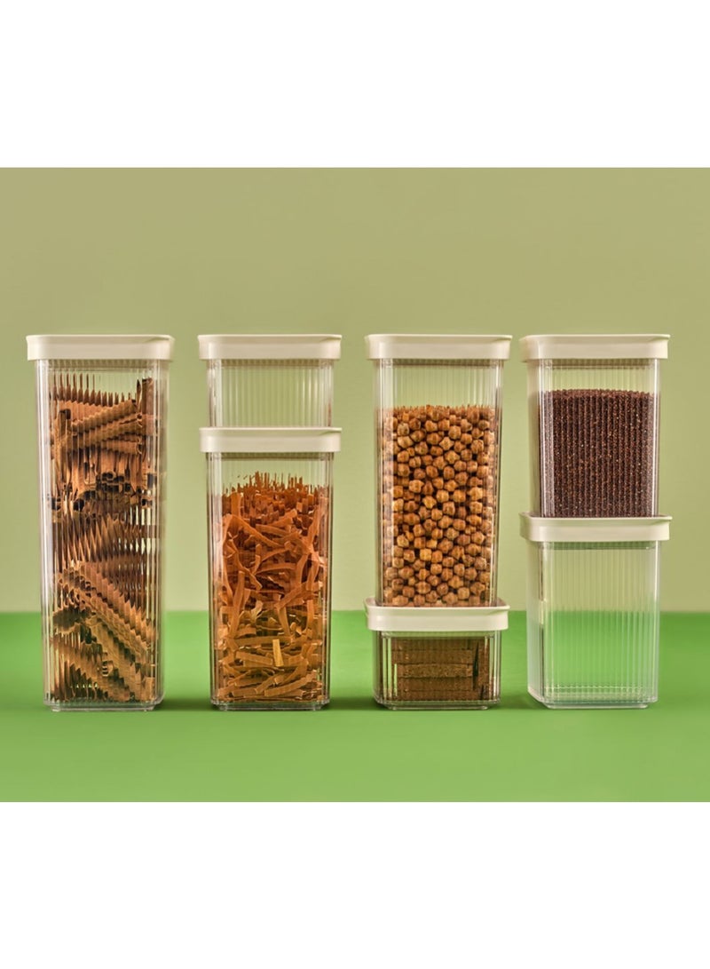 Dunya Plastik 1200 ml Line PLUS Square Food Container - Image 3