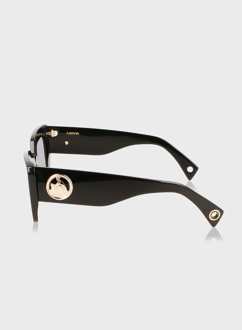 LANVIN Modified Rectangle Sunglasses